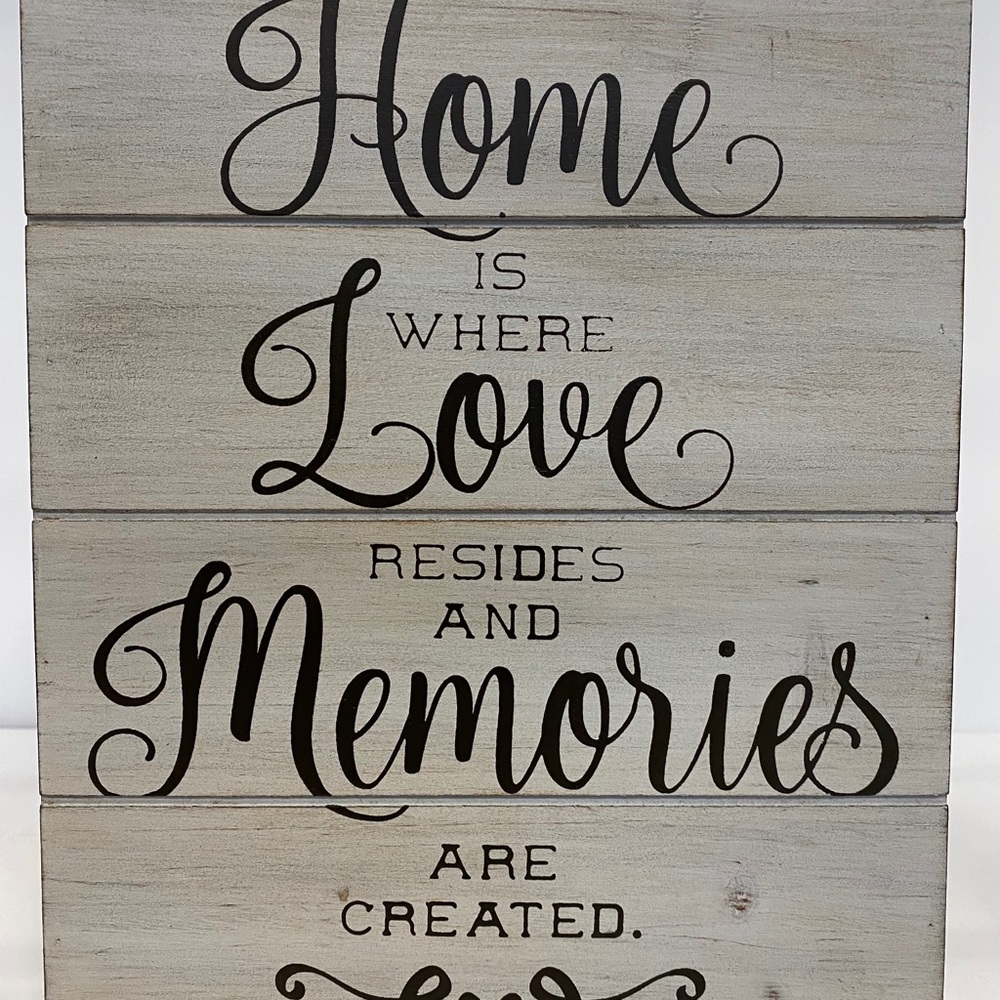 Distressed Home Sign